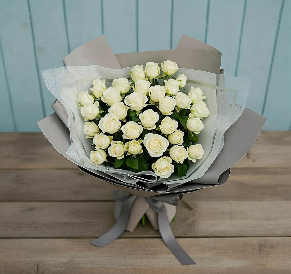 Букет Белоснежная нежность в Нестерове