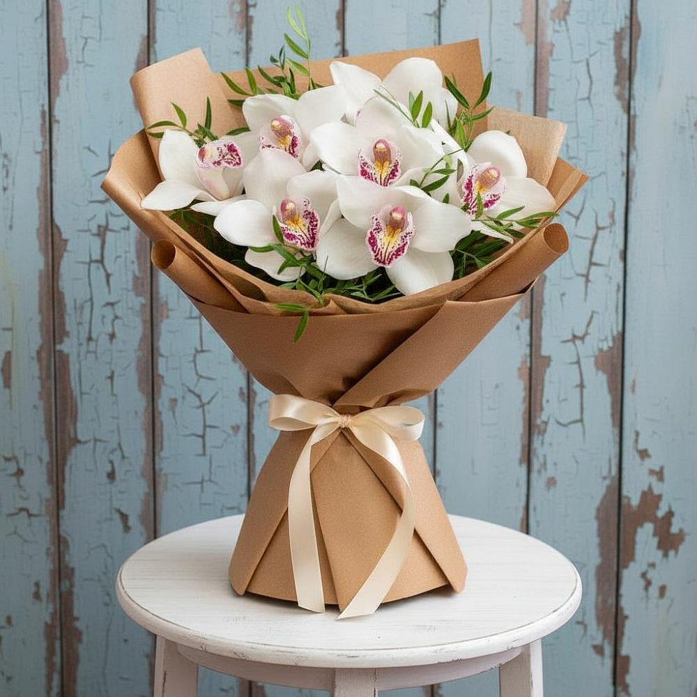 Букет цветов из: Орхидеи и Розы в Нестерове