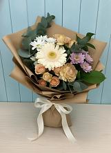 Букет цветов из:  Герберы и Хризантемы в Нестерове
