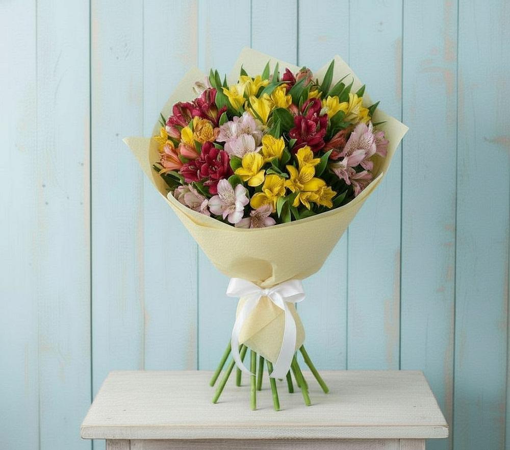 Букет цветов из: Альстромерии в Нестерове