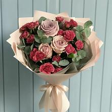Букет цветов из:  Гвоздики и Розы #REPLACE_PRED# Нестерове