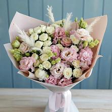 Букет цветов из:  Альстромерии и Розы в Нестерове